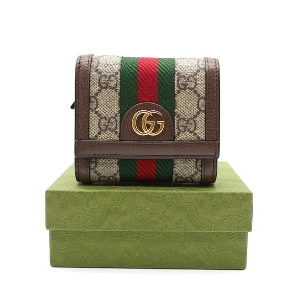 🍓GUCCI Ophidia Sherryline Small Wallet - Picture 3 of 16